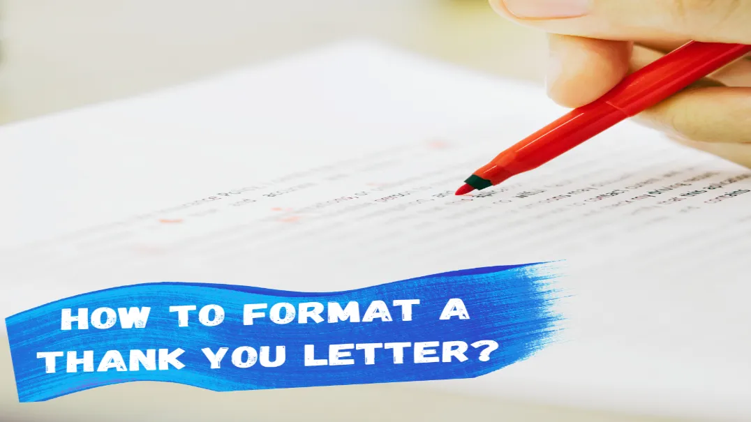 This Image is About How To Format A Thank You Letter